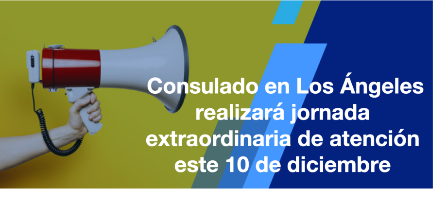 El Consulado General de Colombia en Los Ángeles llevará a cabo una jornada extraordinaria de atención, con cita previa, el próximo sábado 10 de diciembre de 2022