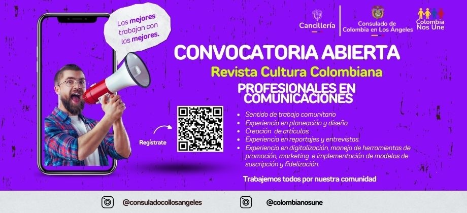 Convocatoria para profesionales en comunicaciones