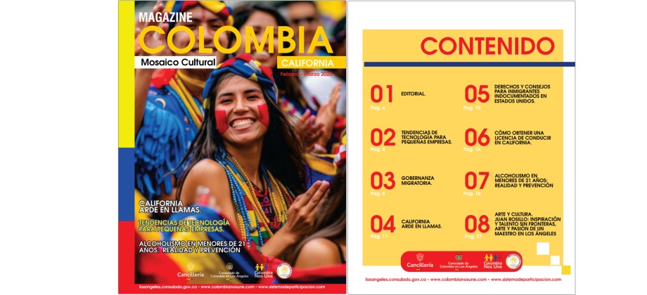 El Consulado de Colombia en Los Ángeles presenta la segunda edición del Magazine Colombia Mosaico Cultural - California