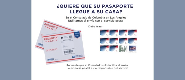 Recibir el pasaporte en su casa